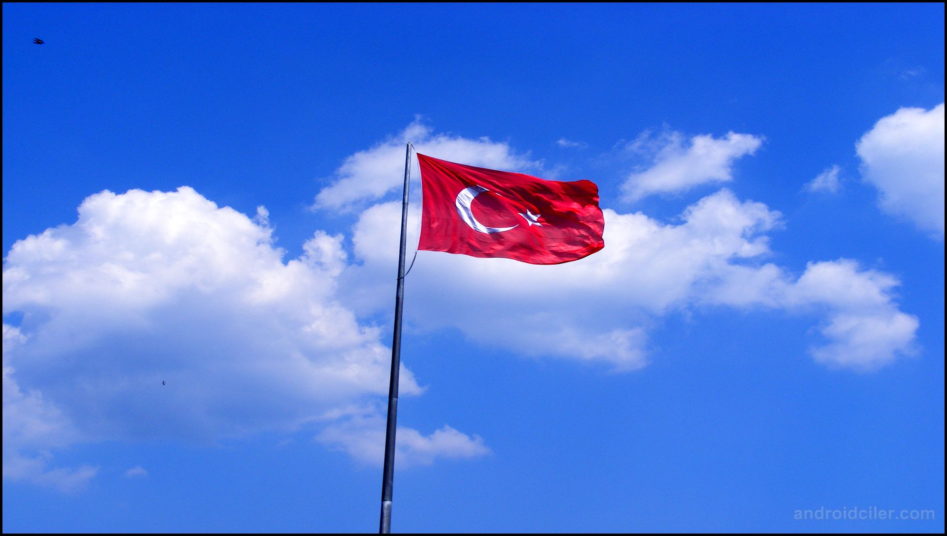 Türk bayrağı semalarda