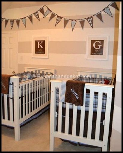 İkiz bebek odaları
