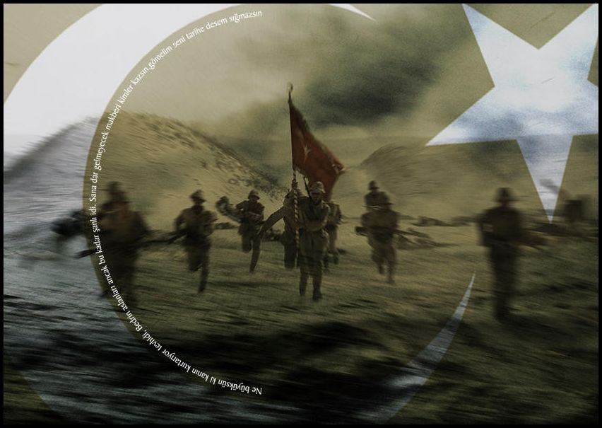 Türk bayrağı mehmetçik