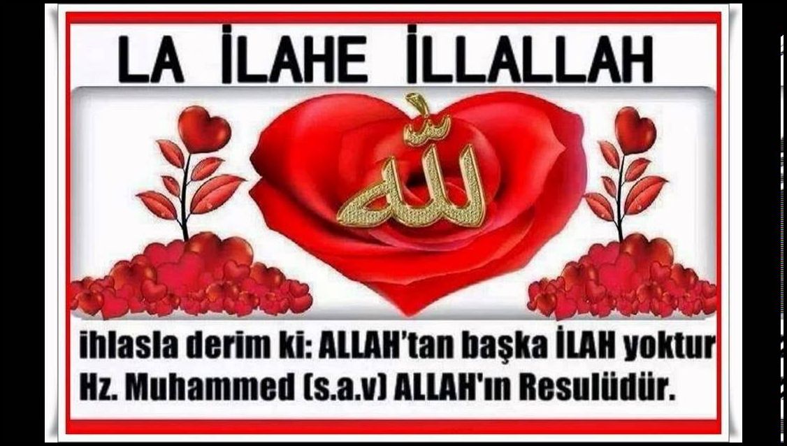 Gül resimli allah yazıları