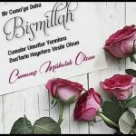 Gül resimli cuma mesajı
