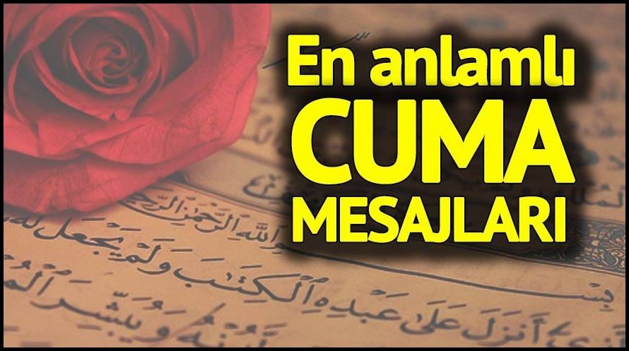 Gül resimli cuma