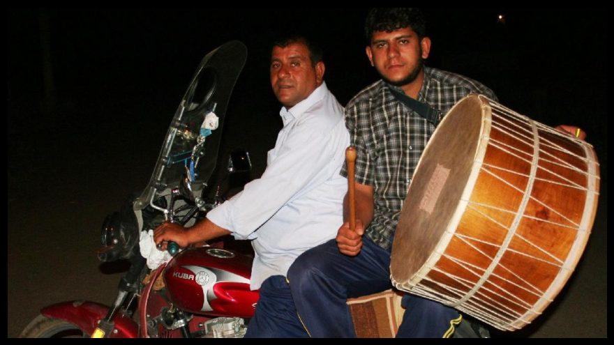 Ramazan davulcusu motorlu