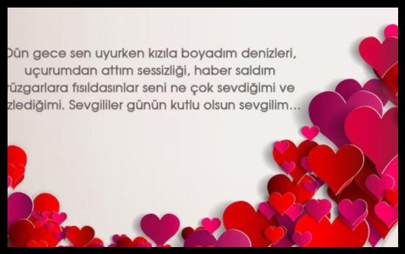 Romantik anlamlı sevgililer günü mesajları