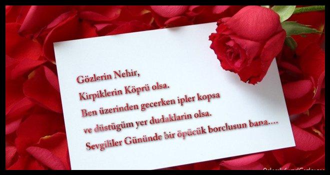 Sevgililer günü anlamlı yazılar