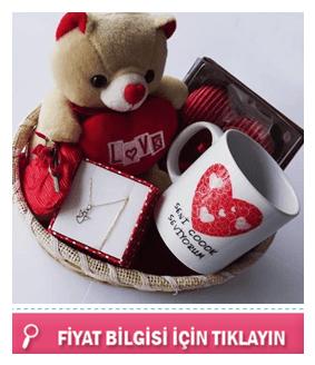 Sevgililer günü hediye paketi