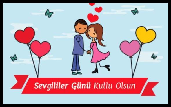 Sevgililer günü kart