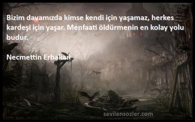 Erbakan sözleri