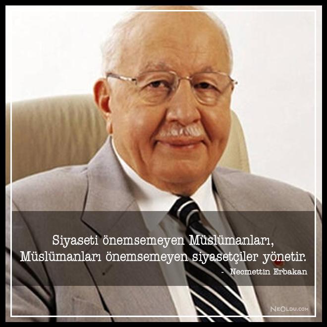 Erbakan sözleri