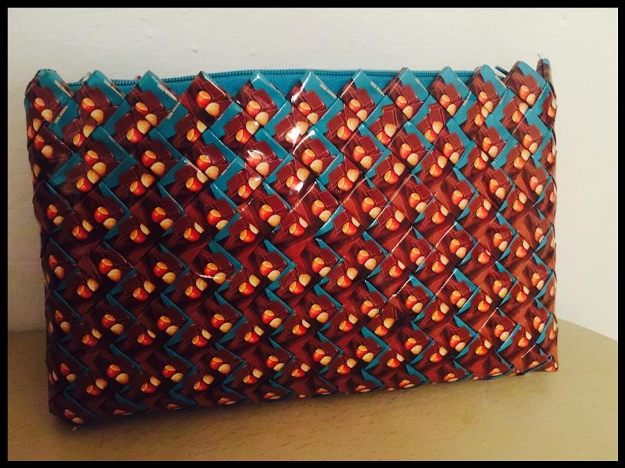 Clutch dokuma çanta