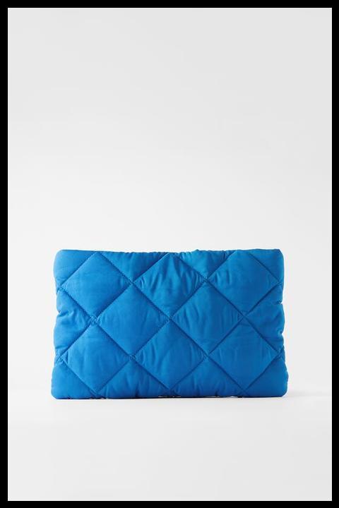 Mavi clutch çanta