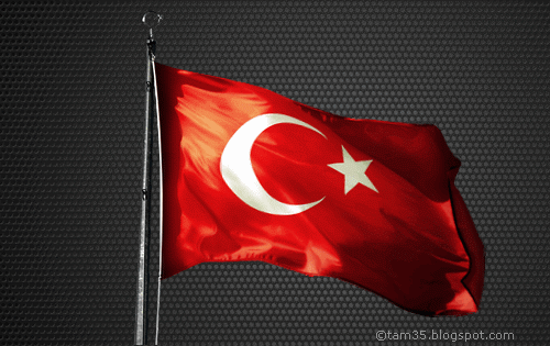 Dalgalanan türk bayrağı resimleri